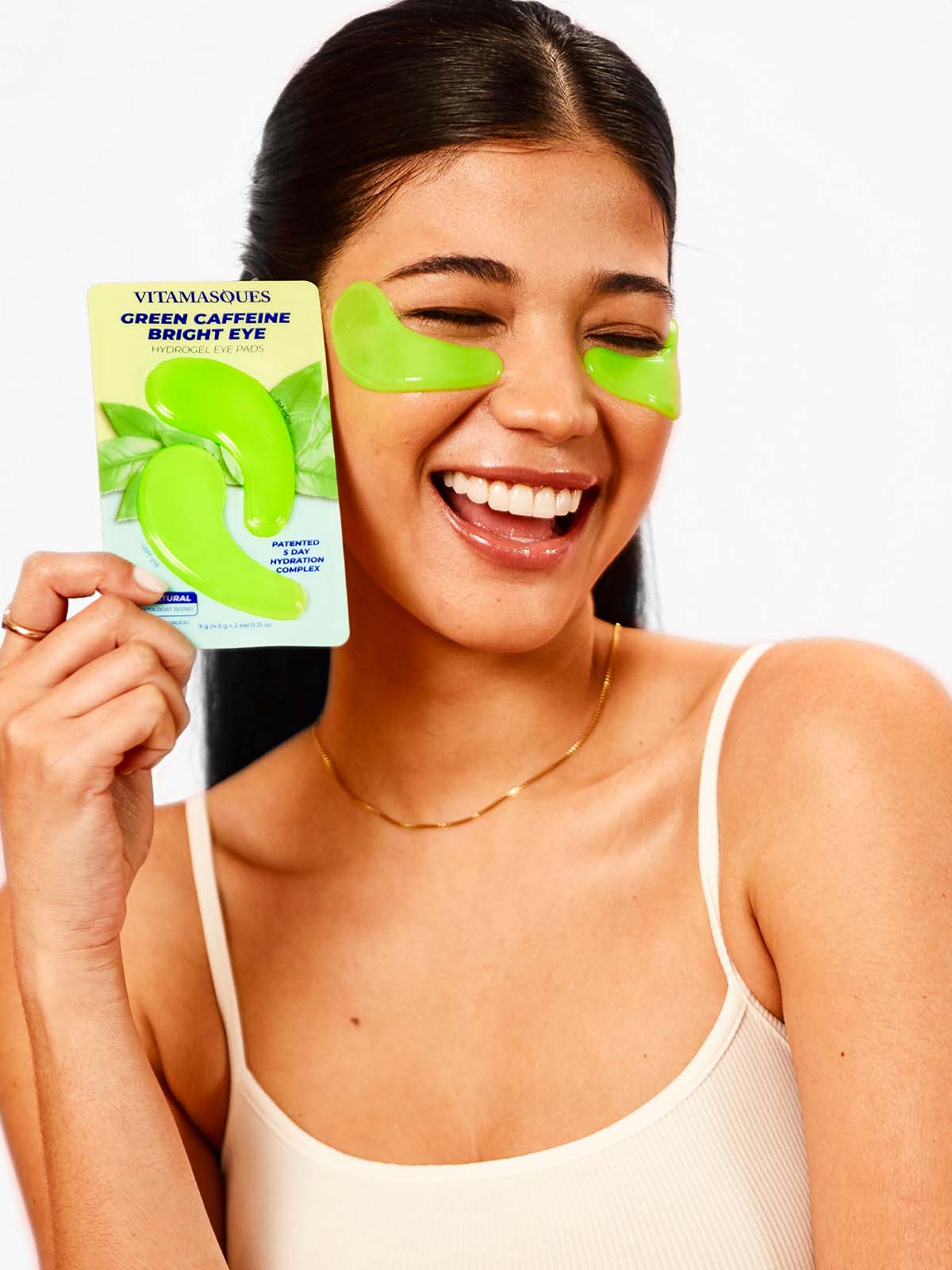 Bright Eye Green Caffeine Eye Pads