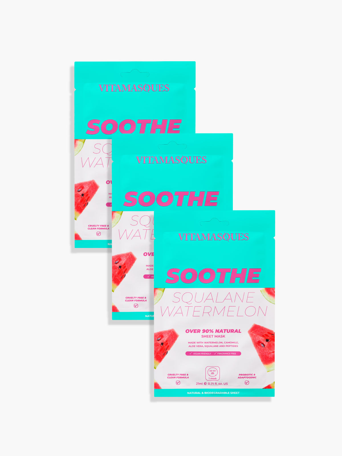 Soothe Squalane Watermelon Soothe Face Sheet Mask