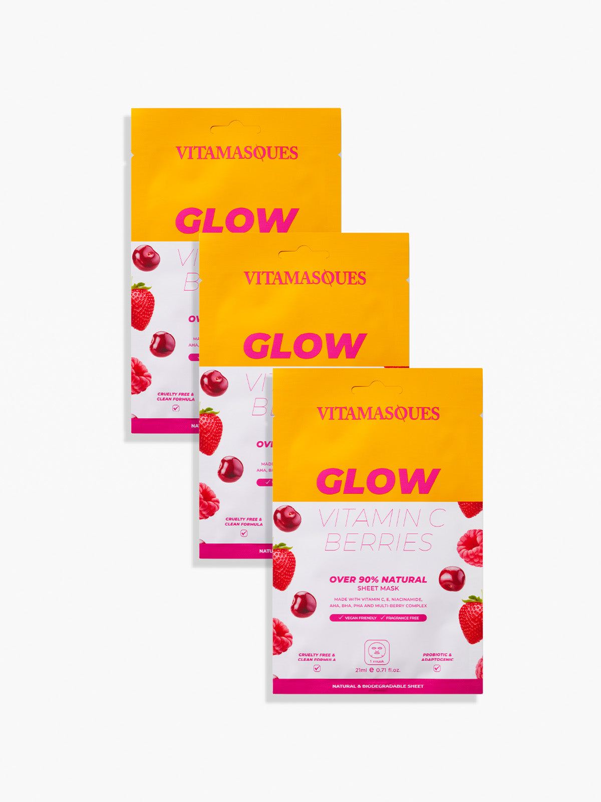 Glow Vitamin C Berries Face Sheet Mask