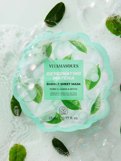 Oxygenating Matcha Bubble Face Mask